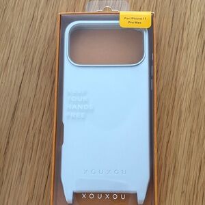 XOUXOU “y2k silver” Phone Case for iPhone 17 Pro Max